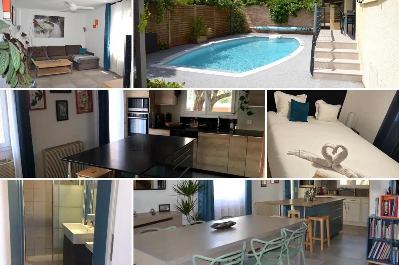 Jolie Villa, Piscine, 10Min Centre Ville, Wifi Montpellier Buitenkant foto